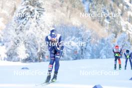 13.01.2024, Oberstdorf, Germany (GER): Samuel Costa (ITA) - FIS world cup nordic combined men, individual gundersen HS106/10km, Oberstdorf (GER). www.nordicfocus.com. © Volk/NordicFocus. Every downloaded picture is fee-liable.