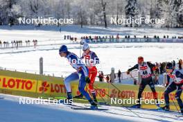 13.01.2024, Oberstdorf, Germany (GER): Nick Schoenfeld (GER) - FIS world cup nordic combined men, individual gundersen HS106/10km, Oberstdorf (GER). www.nordicfocus.com. © Volk/NordicFocus. Every downloaded picture is fee-liable.