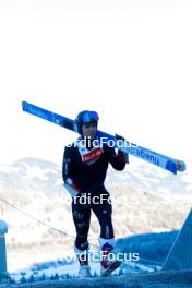 12.01.2024, Oberstdorf, Germany (GER): Domenico Mariotti (ITA) - FIS world cup nordic combined men, training, Oberstdorf (GER). www.nordicfocus.com. © Volk/NordicFocus. Every downloaded picture is fee-liable.
