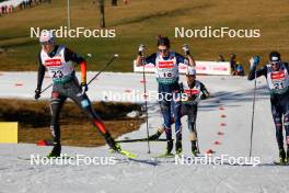 27.01.2024, Schonach, Germany (GER): Vinzenz Geiger (GER), Matteo Baud (FRA), (l-r)  - FIS world cup nordic combined men, individual gundersen HS100/10km, Schonach (GER). www.nordicfocus.com. © Volk/NordicFocus. Every downloaded picture is fee-liable.