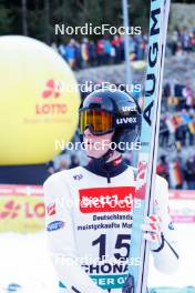 28.01.2024, Schonach, Germany (GER): Paul Walcher (AUT) - FIS world cup nordic combined men, individual gundersen HS100/10km, Schonach (GER). www.nordicfocus.com. © Volk/NordicFocus. Every downloaded picture is fee-liable.
