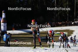 28.01.2024, Schonach, Germany (GER): Johannes Rydzek (GER), Terence Weber (GER), (l-r)  - FIS world cup nordic combined men, individual gundersen HS100/10km, Schonach (GER). www.nordicfocus.com. © Volk/NordicFocus. Every downloaded picture is fee-liable.