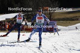 28.01.2024, Schonach, Germany (GER): Marco Heinis (FRA), Otto Niittykoski (FIN), (l-r)  - FIS world cup nordic combined men, individual gundersen HS100/10km, Schonach (GER). www.nordicfocus.com. © Volk/NordicFocus. Every downloaded picture is fee-liable.