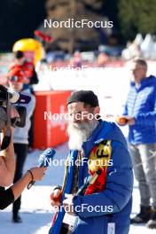 28.01.2024, Schonach, Germany (GER): Fabian Riessle’s father (GER) - FIS world cup nordic combined men, individual gundersen HS100/10km, Schonach (GER). www.nordicfocus.com. © Volk/NordicFocus. Every downloaded picture is fee-liable.