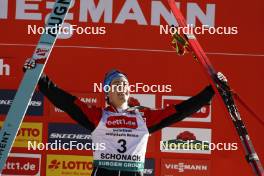 28.01.2024, Schonach, Germany (GER): Stefan Rettenegger (AUT) - FIS world cup nordic combined men, individual gundersen HS100/10km, Schonach (GER). www.nordicfocus.com. © Volk/NordicFocus. Every downloaded picture is fee-liable.