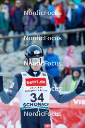 28.01.2024, Schonach, Germany (GER): Matteo Baud (FRA) - FIS world cup nordic combined men, individual gundersen HS100/10km, Schonach (GER). www.nordicfocus.com. © Volk/NordicFocus. Every downloaded picture is fee-liable.