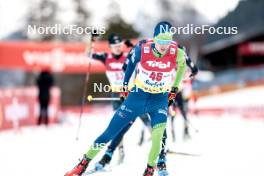 02.02.2024, Seefeld, Austria (AUT): Gasper Brecl (SLO) - FIS world cup nordic combined men, individual gundersen HS109/7.5km, Seefeld (AUT). www.nordicfocus.com. © Modica/NordicFocus. Every downloaded picture is fee-liable.