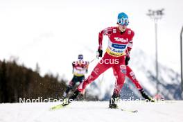 02.02.2024, Seefeld, Austria (AUT): Thomas Rettenegger (AUT) - FIS world cup nordic combined men, individual gundersen HS109/7.5km, Seefeld (AUT). www.nordicfocus.com. © Modica/NordicFocus. Every downloaded picture is fee-liable.