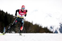 02.02.2024, Seefeld, Austria (AUT): Julian Schmid (GER) - FIS world cup nordic combined men, individual gundersen HS109/7.5km, Seefeld (AUT). www.nordicfocus.com. © Modica/NordicFocus. Every downloaded picture is fee-liable.