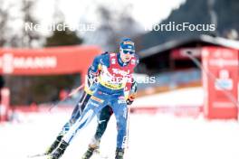 02.02.2024, Seefeld, Austria (AUT): Jesse Paeaekkoenen (FIN) - FIS world cup nordic combined men, individual gundersen HS109/7.5km, Seefeld (AUT). www.nordicfocus.com. © Modica/NordicFocus. Every downloaded picture is fee-liable.