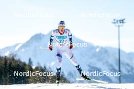 03.02.2024, Seefeld, Austria (AUT): Espen Andersen (NOR) - FIS world cup nordic combined men, individual gundersen HS109/10km, Seefeld (AUT). www.nordicfocus.com. © Modica/NordicFocus. Every downloaded picture is fee-liable.