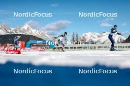 03.02.2024, Seefeld, Austria (AUT): Yuya Yamamoto (JPN), Raffaele Buzzi (ITA), (l-r)  - FIS world cup nordic combined men, individual gundersen HS109/10km, Seefeld (AUT). www.nordicfocus.com. © Modica/NordicFocus. Every downloaded picture is fee-liable.