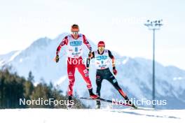 03.02.2024, Seefeld, Austria (AUT): Terence Weber (GER) - FIS world cup nordic combined men, individual gundersen HS109/10km, Seefeld (AUT). www.nordicfocus.com. © Modica/NordicFocus. Every downloaded picture is fee-liable.