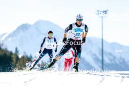 03.02.2024, Seefeld, Austria (AUT): Akito Watabe (JPN) - FIS world cup nordic combined men, individual gundersen HS109/10km, Seefeld (AUT). www.nordicfocus.com. © Modica/NordicFocus. Every downloaded picture is fee-liable.