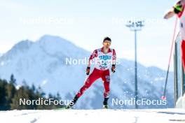 03.02.2024, Seefeld, Austria (AUT): Manuel Einkemmer (AUT) - FIS world cup nordic combined men, individual gundersen HS109/10km, Seefeld (AUT). www.nordicfocus.com. © Modica/NordicFocus. Every downloaded picture is fee-liable.