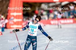 03.02.2024, Seefeld, Austria (AUT): Matteo Baud (FRA) - FIS world cup nordic combined men, individual gundersen HS109/10km, Seefeld (AUT). www.nordicfocus.com. © Modica/NordicFocus. Every downloaded picture is fee-liable.