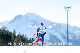 03.02.2024, Seefeld, Austria (AUT): Otto Niittykoski (FIN) - FIS world cup nordic combined men, individual gundersen HS109/10km, Seefeld (AUT). www.nordicfocus.com. © Modica/NordicFocus. Every downloaded picture is fee-liable.