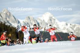 04.02.2024, Seefeld, Austria (AUT): Jens Luraas Oftebro (NOR), Johannes Rydzek (GER), (l-r)  - FIS world cup nordic combined men, individual gundersen HS109/12.5km, Seefeld (AUT). www.nordicfocus.com. © Modica/NordicFocus. Every downloaded picture is fee-liable.