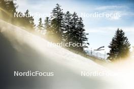 04.02.2024, Seefeld, Austria (AUT): Fabio Obermeyr (AUT) - FIS world cup nordic combined men, individual gundersen HS109/12.5km, Seefeld (AUT). www.nordicfocus.com. © Modica/NordicFocus. Every downloaded picture is fee-liable.