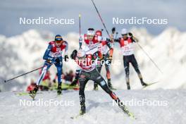 04.02.2024, Seefeld, Austria (AUT): Vinzenz Geiger (GER) - FIS world cup nordic combined men, individual gundersen HS109/12.5km, Seefeld (AUT). www.nordicfocus.com. © Modica/NordicFocus. Every downloaded picture is fee-liable.
