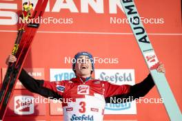 04.02.2024, Seefeld, Austria (AUT): Stefan Rettenegger (AUT) - FIS world cup nordic combined men, individual gundersen HS109/12.5km, Seefeld (AUT). www.nordicfocus.com. © Modica/NordicFocus. Every downloaded picture is fee-liable.
