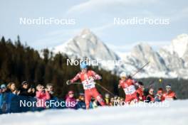04.02.2024, Seefeld, Austria (AUT): Stefan Rettenegger (AUT), Johannes Lamparter (AUT), (l-r)  - FIS world cup nordic combined men, individual gundersen HS109/12.5km, Seefeld (AUT). www.nordicfocus.com. © Modica/NordicFocus. Every downloaded picture is fee-liable.