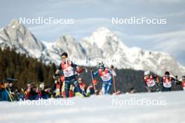 04.02.2024, Seefeld, Austria (AUT): Matteo Baud (FRA), Eero Hirvonen (FIN), (l-r)  - FIS world cup nordic combined men, individual gundersen HS109/12.5km, Seefeld (AUT). www.nordicfocus.com. © Modica/NordicFocus. Every downloaded picture is fee-liable.