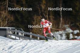 04.02.2024, Seefeld, Austria (AUT): Lukas Greiderer (AUT) - FIS world cup nordic combined men, individual gundersen HS109/12.5km, Seefeld (AUT). www.nordicfocus.com. © Modica/NordicFocus. Every downloaded picture is fee-liable.