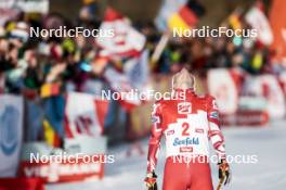 04.02.2024, Seefeld, Austria (AUT): Johannes Lamparter (AUT) - FIS world cup nordic combined men, individual gundersen HS109/12.5km, Seefeld (AUT). www.nordicfocus.com. © Modica/NordicFocus. Every downloaded picture is fee-liable.