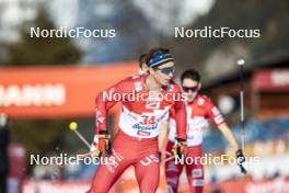 04.02.2024, Seefeld, Austria (AUT): Niklas Malacinski (USA) - FIS world cup nordic combined men, individual gundersen HS109/12.5km, Seefeld (AUT). www.nordicfocus.com. © Modica/NordicFocus. Every downloaded picture is fee-liable.