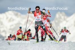 04.02.2024, Seefeld, Austria (AUT): Johannes Rydzek (GER) - FIS world cup nordic combined men, individual gundersen HS109/12.5km, Seefeld (AUT). www.nordicfocus.com. © Modica/NordicFocus. Every downloaded picture is fee-liable.