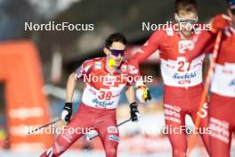 04.02.2024, Seefeld, Austria (AUT): Fabio Obermeyr (AUT) - FIS world cup nordic combined men, individual gundersen HS109/12.5km, Seefeld (AUT). www.nordicfocus.com. © Modica/NordicFocus. Every downloaded picture is fee-liable.