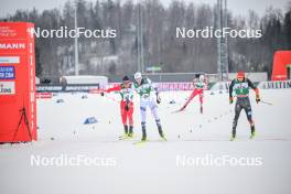 10.02.2024, Otepaeae, Estonia (EST): Espen Bjoernstad (NOR), Terence Weber (GER), (l-r)  - FIS world cup nordic combined men, individual gundersen HS97/10km, Otepaeae (EST). www.nordicfocus.com. © Authamayou/NordicFocus. Every downloaded picture is fee-liable.