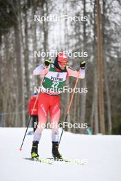 11.02.2024, Otepaeae, Estonia (EST): Pascal  Mueller (SUI) - FIS world cup nordic combined men, individual gundersen HS97/10km, Otepaeae (EST). www.nordicfocus.com. © Authamayou/NordicFocus. Every downloaded picture is fee-liable.