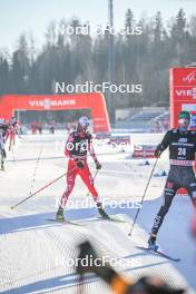 09.02.2024, Otepaeae, Estonia (EST): Lukas Greiderer (AUT) - FIS world cup nordic combined men, mass HS97/10km, Otepaeae (EST). www.nordicfocus.com. © Authamayou/NordicFocus. Every downloaded picture is fee-liable.