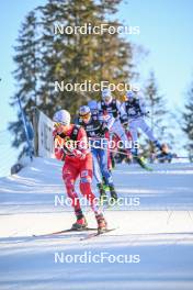 09.02.2024, Otepaeae, Estonia (EST): Martin Fritz (AUT) - FIS world cup nordic combined men, mass HS97/10km, Otepaeae (EST). www.nordicfocus.com. © Authamayou/NordicFocus. Every downloaded picture is fee-liable.