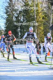 09.02.2024, Otepaeae, Estonia (EST): Johannes Rydzek (GER), Jens Luraas Oftebro (NOR), (l-r)  - FIS world cup nordic combined men, mass HS97/10km, Otepaeae (EST). www.nordicfocus.com. © Authamayou/NordicFocus. Every downloaded picture is fee-liable.
