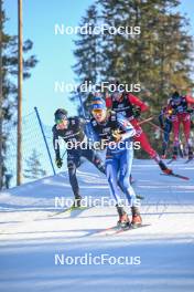 09.02.2024, Otepaeae, Estonia (EST): Aaron Kostner (ITA) - FIS world cup nordic combined men, mass HS97/10km, Otepaeae (EST). www.nordicfocus.com. © Authamayou/NordicFocus. Every downloaded picture is fee-liable.