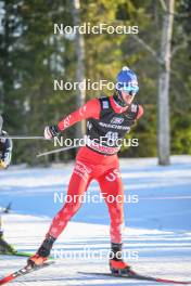 09.02.2024, Otepaeae, Estonia (EST): Grant Andrews (USA) - FIS world cup nordic combined men, mass HS97/10km, Otepaeae (EST). www.nordicfocus.com. © Authamayou/NordicFocus. Every downloaded picture is fee-liable.