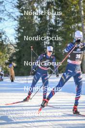 09.02.2024, Otepaeae, Estonia (EST): Gael Blondeau (FRA) - FIS world cup nordic combined men, mass HS97/10km, Otepaeae (EST). www.nordicfocus.com. © Authamayou/NordicFocus. Every downloaded picture is fee-liable.