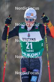03.03.2024, Lahti, Finland (FIN): Manuel Faisst (GER) - FIS world cup nordic combined men, individual gundersen HS130/10km, Lahti (FIN). www.nordicfocus.com. © Thibaut/NordicFocus. Every downloaded picture is fee-liable.