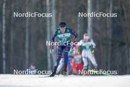 03.03.2024, Lahti, Finland (FIN): Aaron Kostner (ITA) - FIS world cup nordic combined men, individual gundersen HS130/10km, Lahti (FIN). www.nordicfocus.com. © Thibaut/NordicFocus. Every downloaded picture is fee-liable.