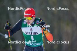 03.03.2024, Lahti, Finland (FIN): Terence Weber (GER) - FIS world cup nordic combined men, individual gundersen HS130/10km, Lahti (FIN). www.nordicfocus.com. © Thibaut/NordicFocus. Every downloaded picture is fee-liable.