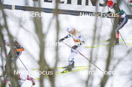 02.03.2024, Lahti, Finland (FIN): Joergen Graabak (NOR), Julian Schmid (GER), (l-r)  - FIS world cup nordic combined men, team sprint HS130/2x7.5km, Lahti (FIN). www.nordicfocus.com. © Thibaut/NordicFocus. Every downloaded picture is fee-liable.