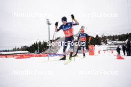 09.03.2024, Oslo, Norway (NOR): Ryota Yamamoto (JPN), Johannes Rydzek (GER), (l-r)  - FIS world cup nordic combined men, individual gundersen HS134/10km, Oslo (NOR). www.nordicfocus.com. © Thibaut/NordicFocus. Every downloaded picture is fee-liable.