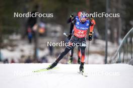 10.03.2024, Oslo, Norway (NOR): David Mach (GER) - FIS world cup nordic combined men, individual gundersen HS134/10km, Oslo (NOR). www.nordicfocus.com. © Thibaut/NordicFocus. Every downloaded picture is fee-liable.