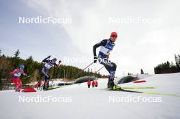 17.03.2024, Trondheim, Norway (NOR): David Mach (GER), Johannes Rydzek (GER), (l-r)  - FIS world cup nordic combined men, individual gundersen HS138/10km, Trondheim (NOR). www.nordicfocus.com. © Thibaut/NordicFocus. Every downloaded picture is fee-liable.