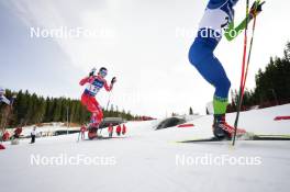 17.03.2024, Trondheim, Norway (NOR): Paul Walcher (AUT) - FIS world cup nordic combined men, individual gundersen HS138/10km, Trondheim (NOR). www.nordicfocus.com. © Thibaut/NordicFocus. Every downloaded picture is fee-liable.