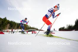 17.03.2024, Trondheim, Norway (NOR): Chingiz Rakparov (KAZ) - FIS world cup nordic combined men, individual gundersen HS138/10km, Trondheim (NOR). www.nordicfocus.com. © Thibaut/NordicFocus. Every downloaded picture is fee-liable.