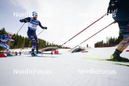 17.03.2024, Trondheim, Norway (NOR): Raffaele Buzzi (ITA) - FIS world cup nordic combined men, individual gundersen HS138/10km, Trondheim (NOR). www.nordicfocus.com. © Thibaut/NordicFocus. Every downloaded picture is fee-liable.